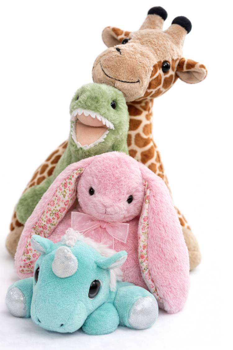 Toutes les peluches: de petites à grandes